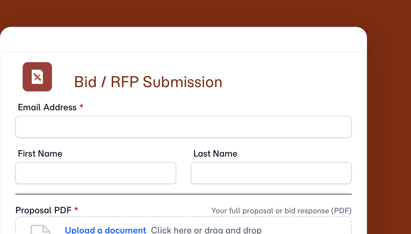 Bid / RFP Submission