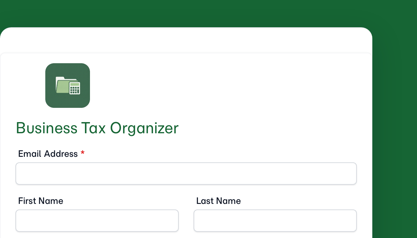Business Tax Organizer