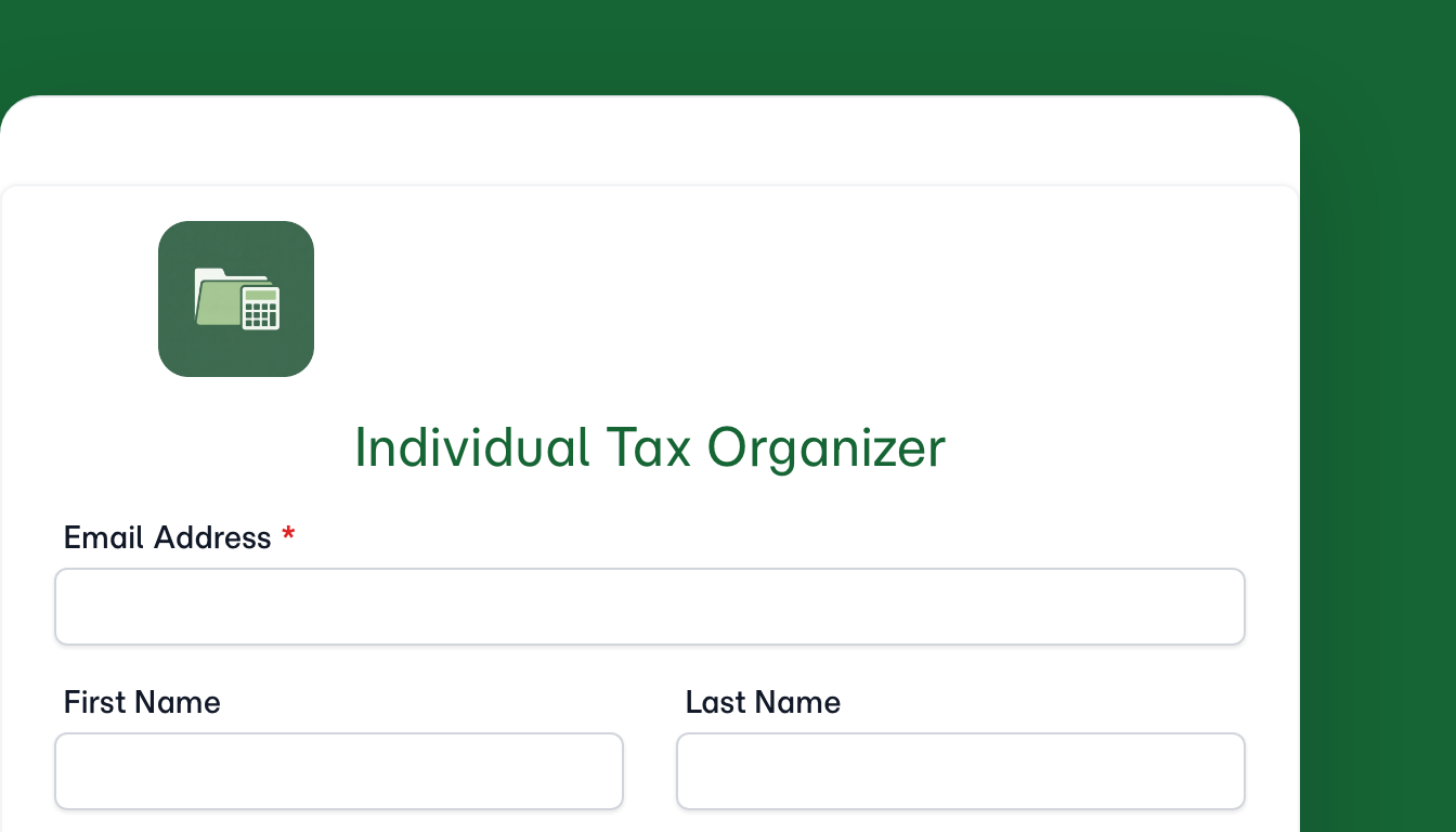 Collect a complete tax file on the first pass