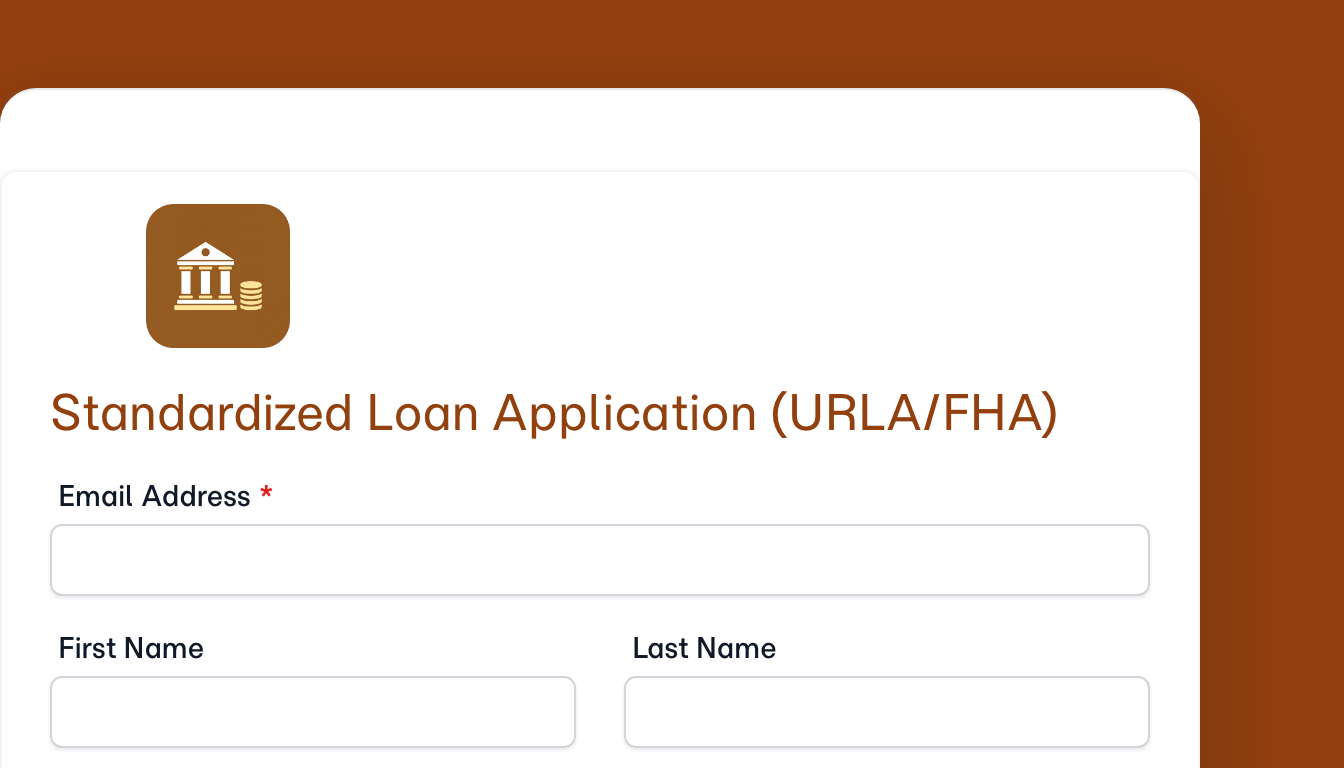 Standardized Loan Application (URLA/FHA)