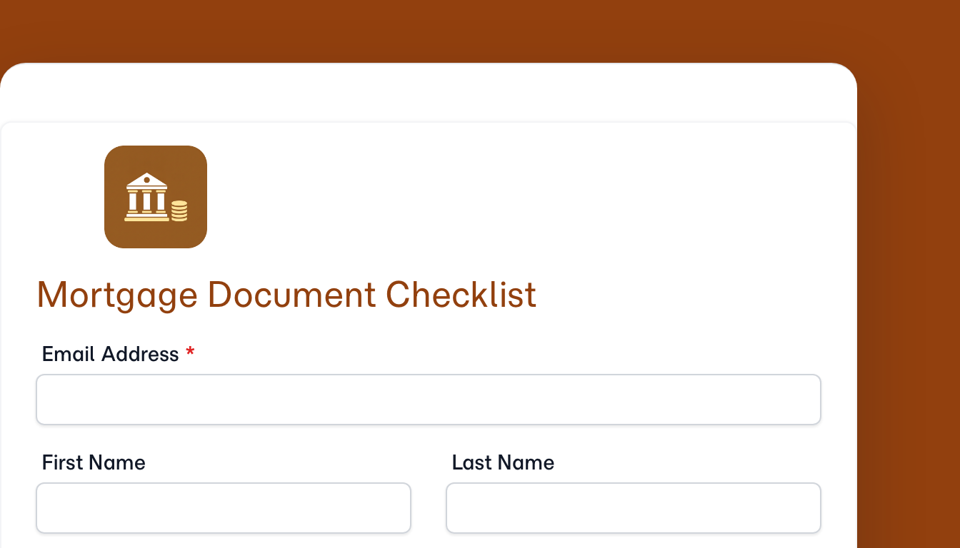 Mortgage Document Checklist