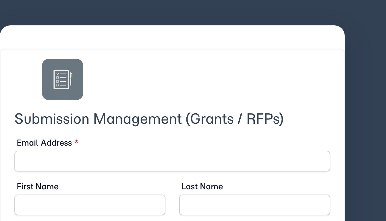 Submission Management (Grants / RFPs)