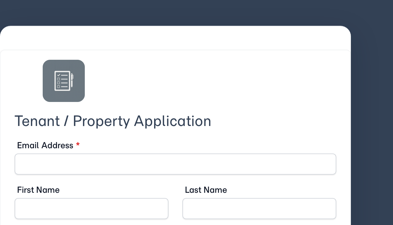 Tenant / Property Application
